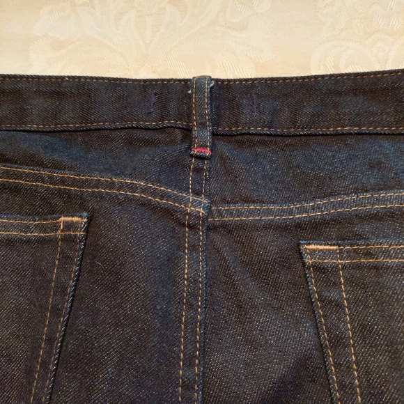 Uniqlo Ines De La Frassange slimfit straight leg low rise denim jeans. 29×33 - Picture 7 of 11